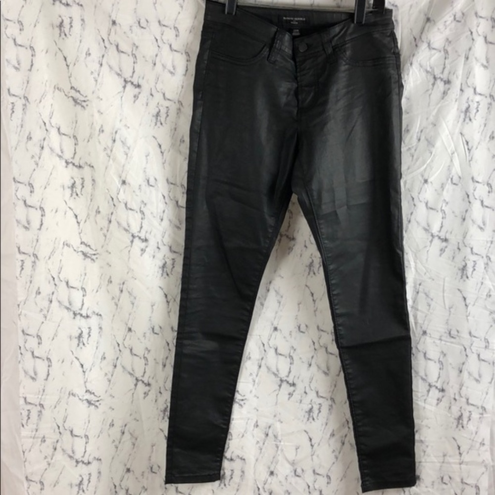 Banana Republic Black Coated Leggings